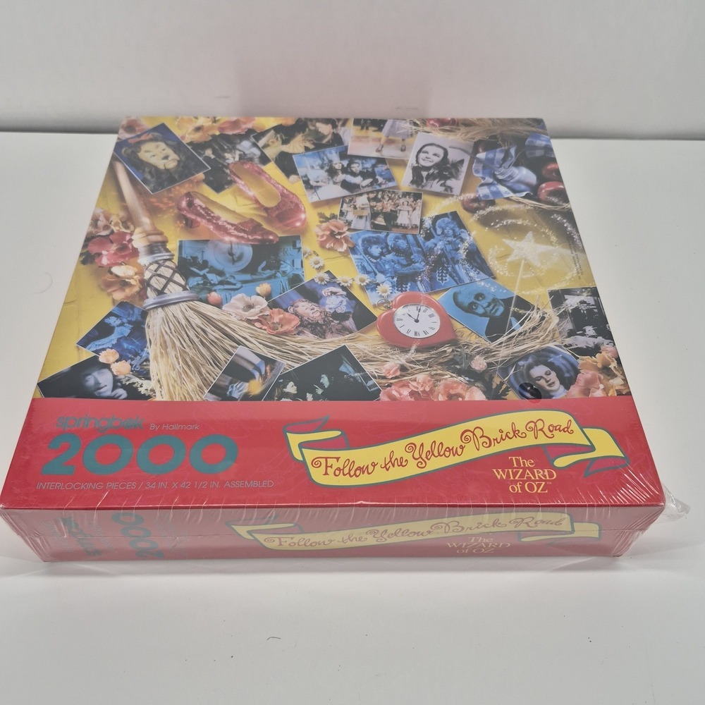 Springbok Follow the Yellow Brick Road Wizard of Oz 2000 Piece PUZZLE Sealed